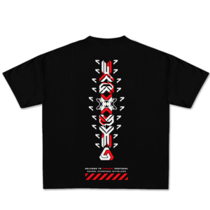 CAMISETA OVERSIZED OMEGA- PRETO