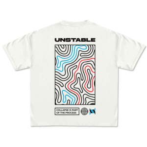 CAMISETA OVERSIZED UNSTABLE - OFF-WHITE