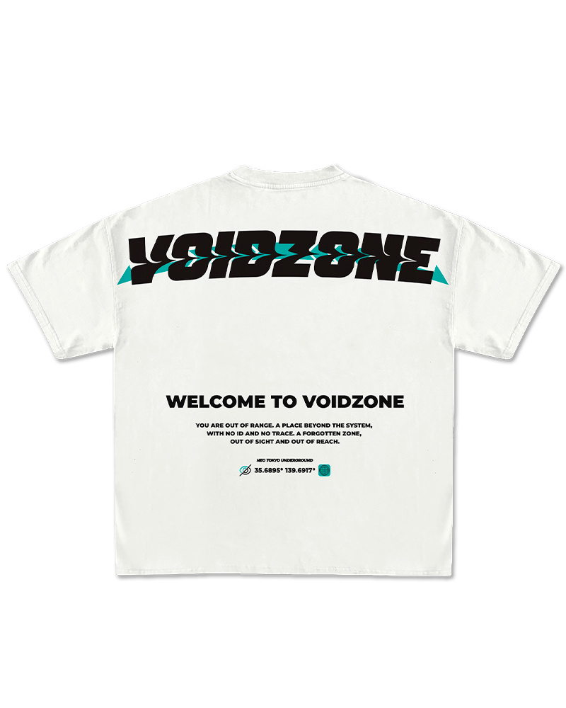 CAMISETA OVERSIZED VOIDZONE – OFF-WHITE