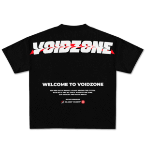 CAMISETA OVERSIZED VOIDZONE - PRETO